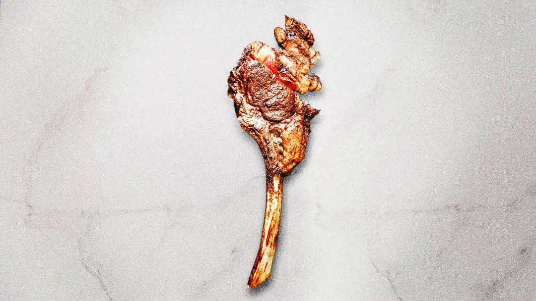 Tomahawk Steak on White